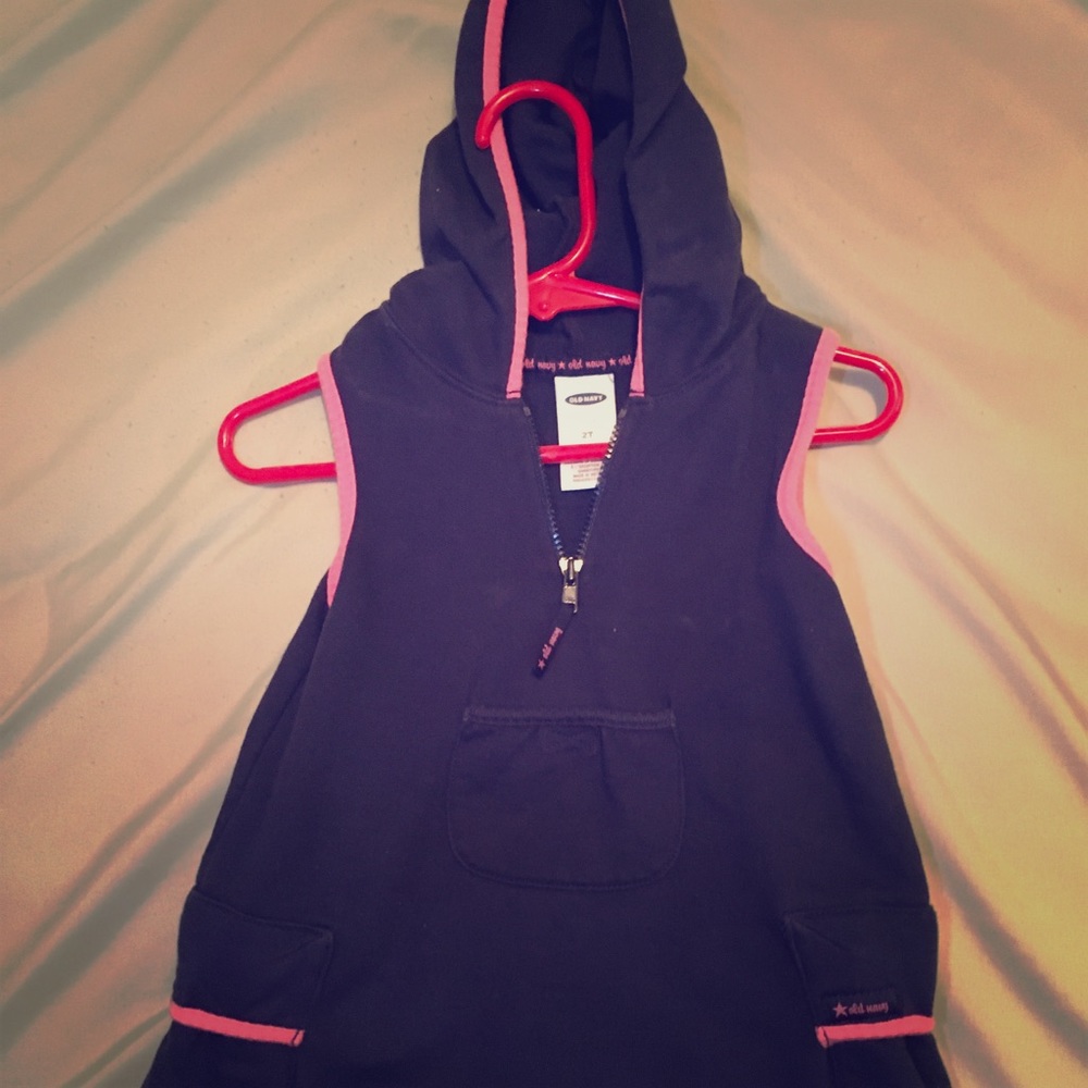 Navy Blue Old Navy Girls’ Hoodie Dress
